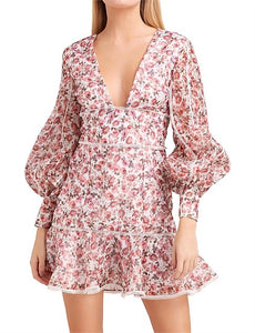 KEEPSAKE One Love Long Sleeve Mini Dress